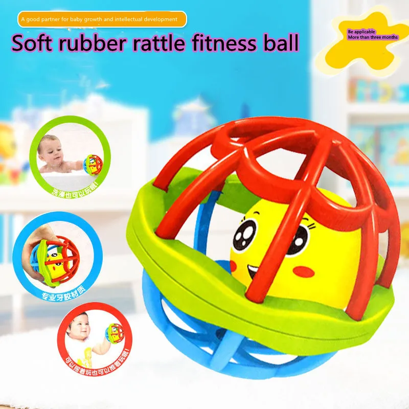 Baby Toys Macaron Soft Rattle Toy Baby Teether Toy Early Education Puzzle Baby Boy Toys Toddler Toys Interactive Toys