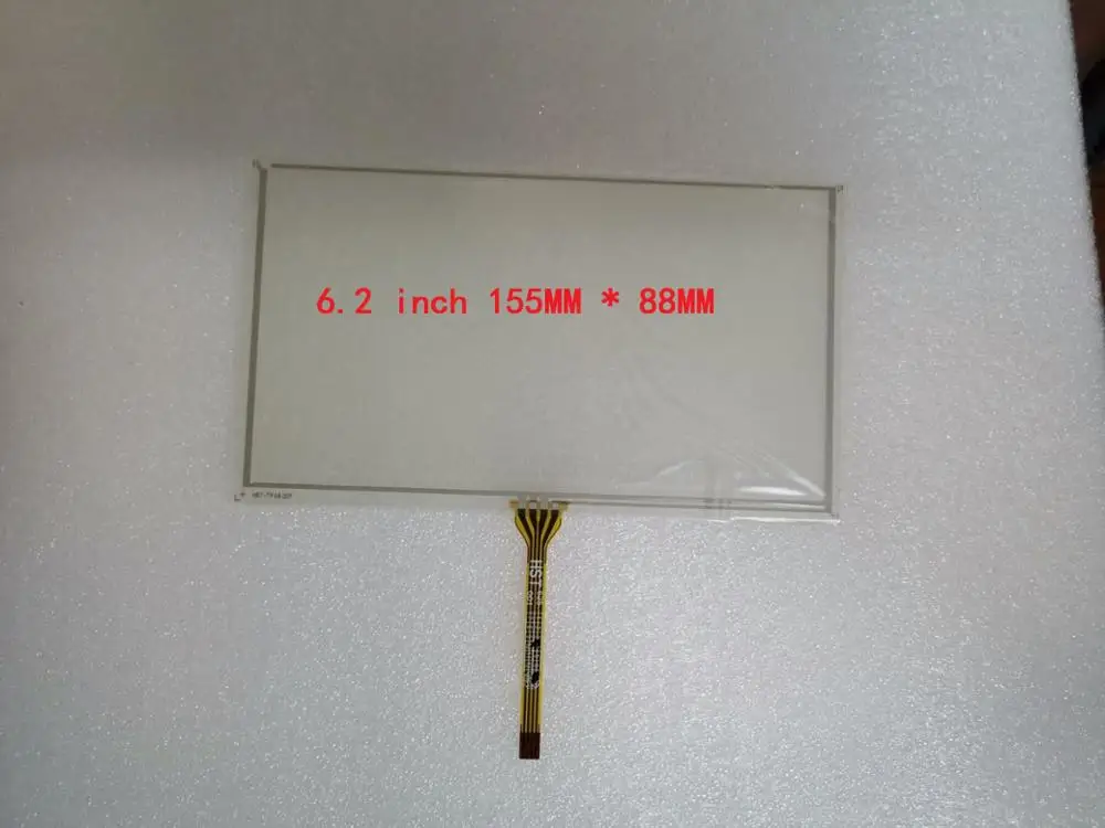 155*88 MM Original 6.2 inch LCD screen HSD062IDW1 A00 A01 A02 With touch screen for DVD Car GPS navigation