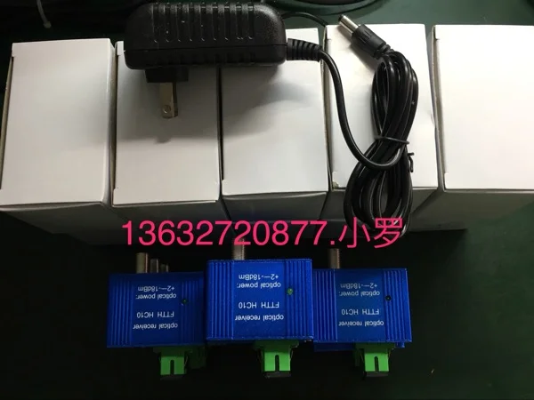 FTTH TV via cavo, TV digitale per interni piccolo ricevitore ottico protezione contro i fulmini