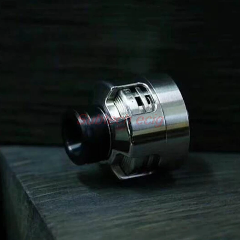 아머 개조 엔진 RDA 탱크, BF 핀, 316SS, 22mm 교체 가능한 기류 조절 제어, 단일 코일 데크 빌드 베이프 무화기