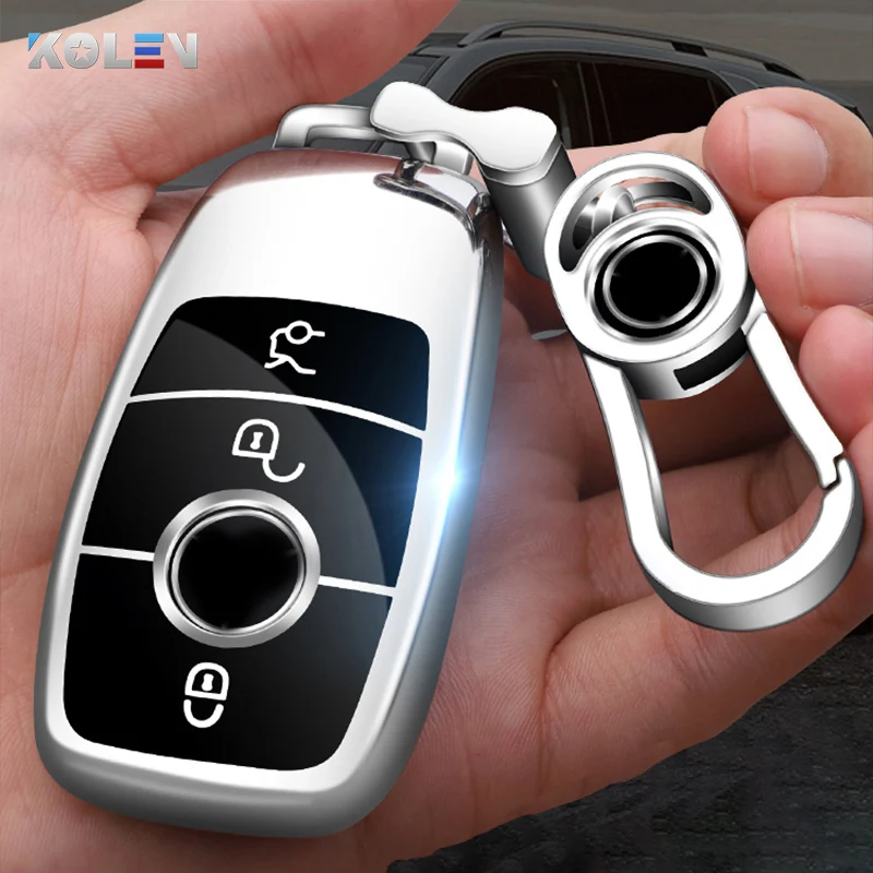 Soft TPU Car Remote Key Case Cover Shell Fob For Mercedes Benz E S GLE Class A220 W213 E200 E300 E220 E320 E260 E43 Accessories