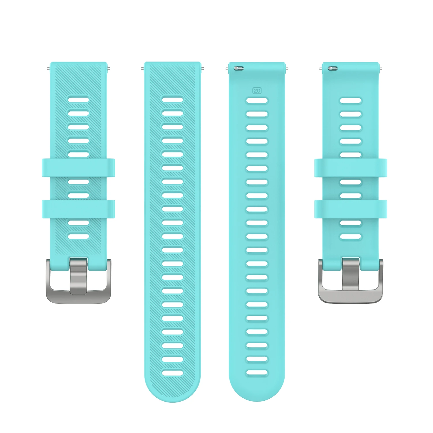 Pulsera de silicona para Samsung Galaxy Watch 3, banda deportiva de 41mm/Active 2/42mm, correa de 20mm para Amazfit GTS Bip Lite