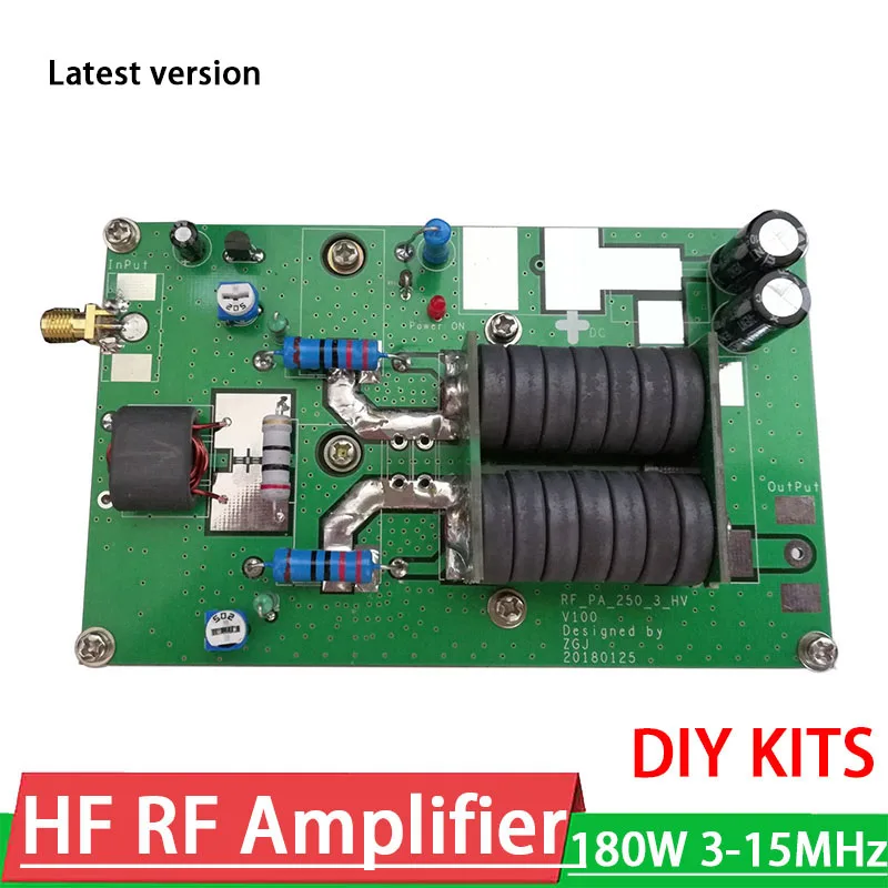 180W 3-15MHz HF Linear High Frequency RF Power Amplifier Amateur FM Radio Station diy KITS for SSB CW Transceiver Intercom Ham