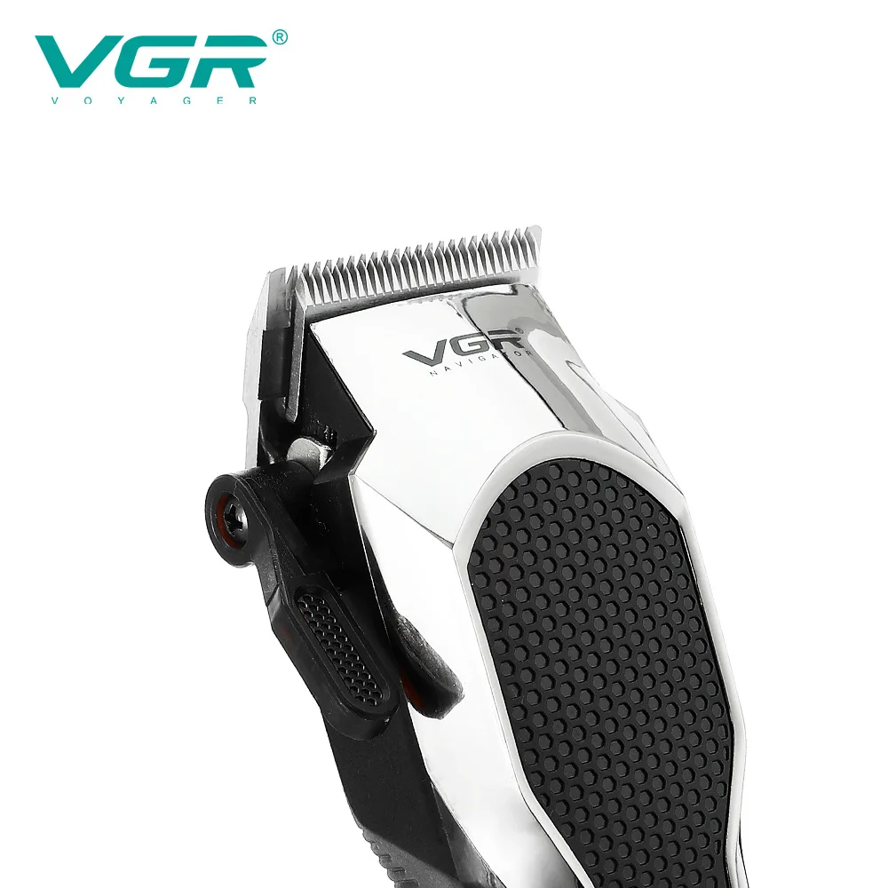 VGR 189 Hair Clipper ของเหลวคริสตัล Rechargeable Professional ส่วนบุคคล USB Clippers Trimmer เครื่องตัด Barber Clippers