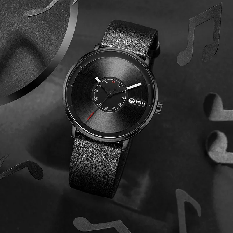 Unique Watches Music Creative Fashion Casual Top Stainless Steel 5ATM Quartz Men Women Unisex Simple Minimalist Watch