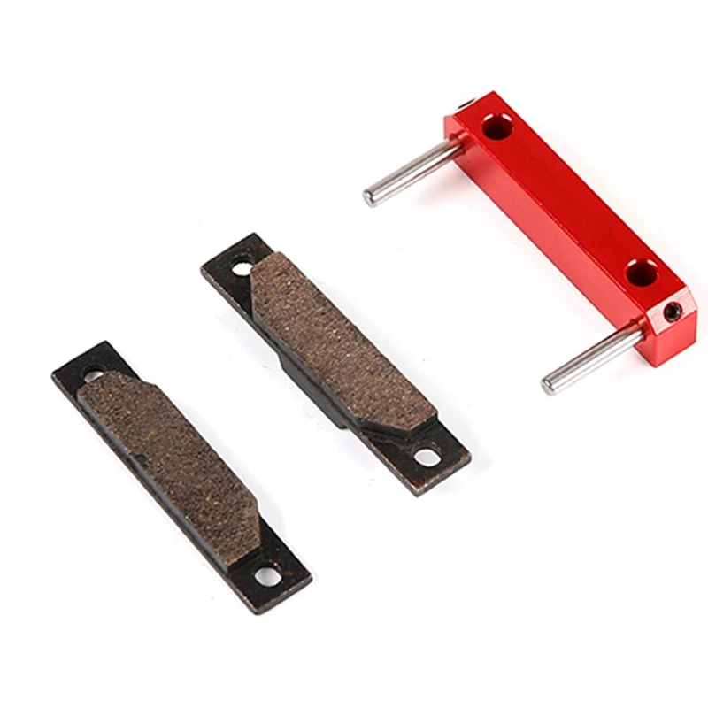 CNC Alloy Brake Pad Set for 1/5 HPI KM BAJA 5B SS RC CAR GAS PARTS 85201-Orange & Brake Disc Set