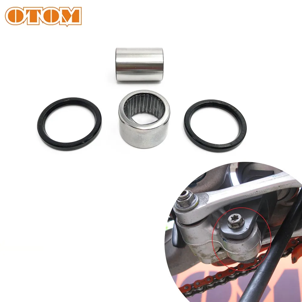 OTOM Motorcycle Rear Shock Absorber Link Triangle Arm Maintenance Parts Oil Seal Needle Roller Bearing Kit For KTM EXC HUSQVARNA