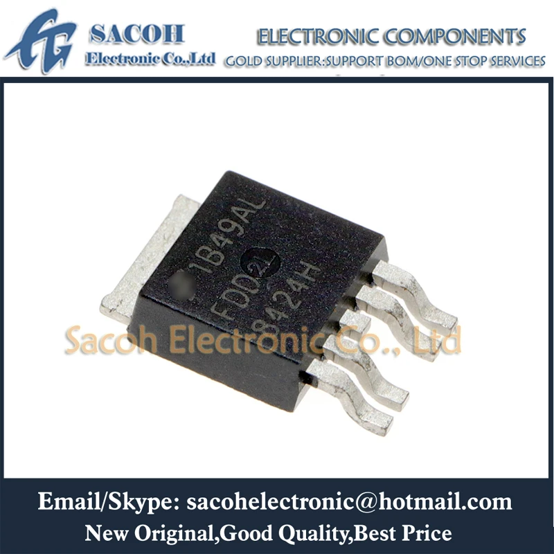 

New Original 10Pcs/Lot FDD8424H FDD8424 8424H OR FDD8426H 8426H TO-252 20A 40V N And P-Channel Power MOSFET