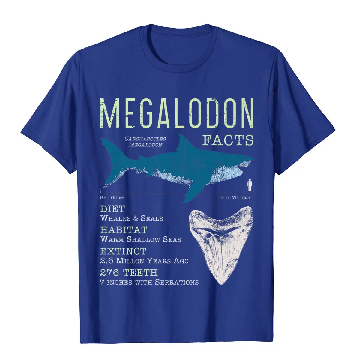 T-Shirt megaodon | Meg fakty Funny Shark Lover T Shirt koszulka na prezent t-shirty dla mężczyzn koszulki letnie rabat fajna bawełna