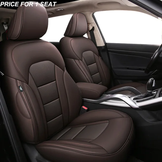 Coverado Ensemble Complet De Housses De Siège De Voiture En Cuir