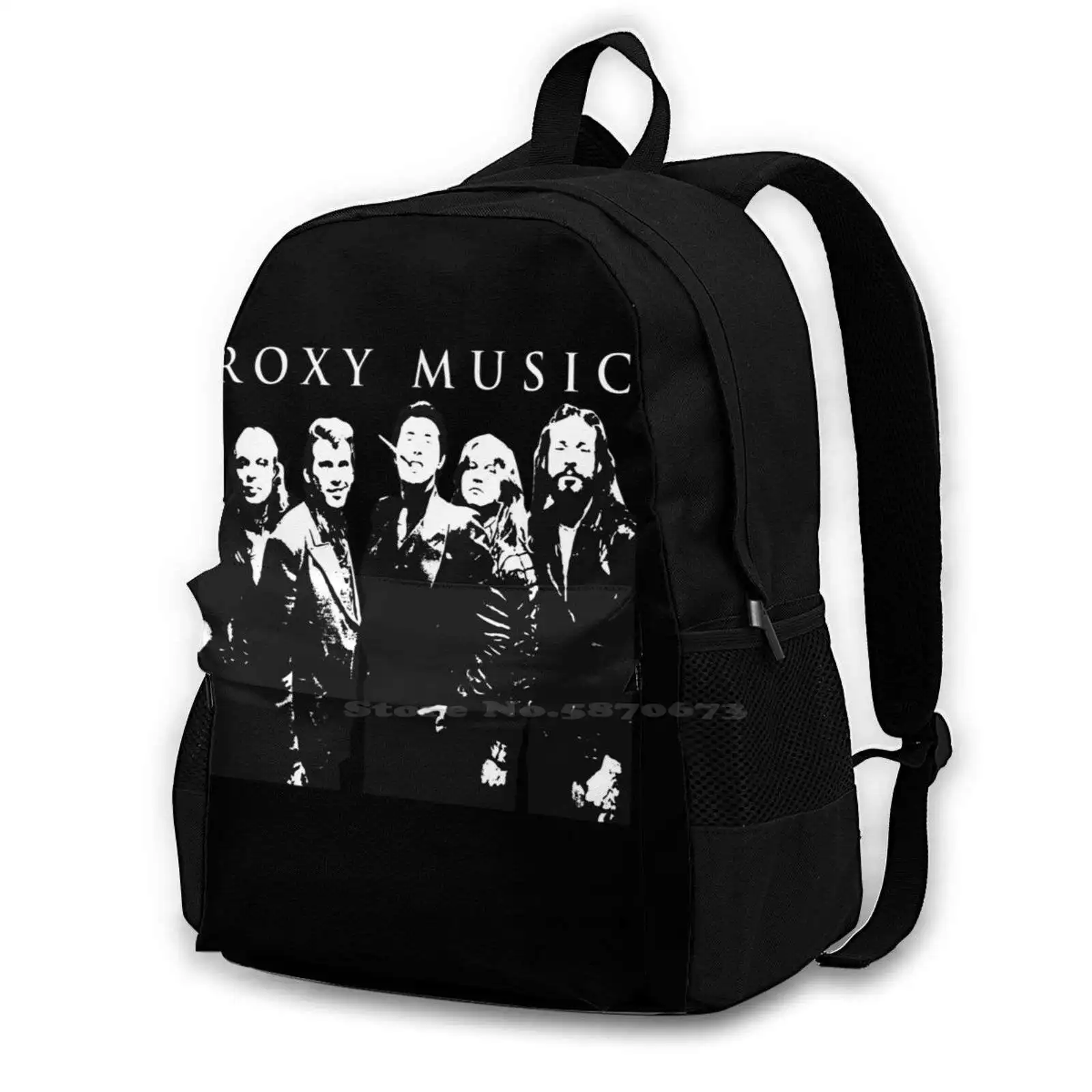 Music Teen College Student Backpack Laptop Travel Bags Music Music The Collection Brian Eno Brian Eno English Pleasure The