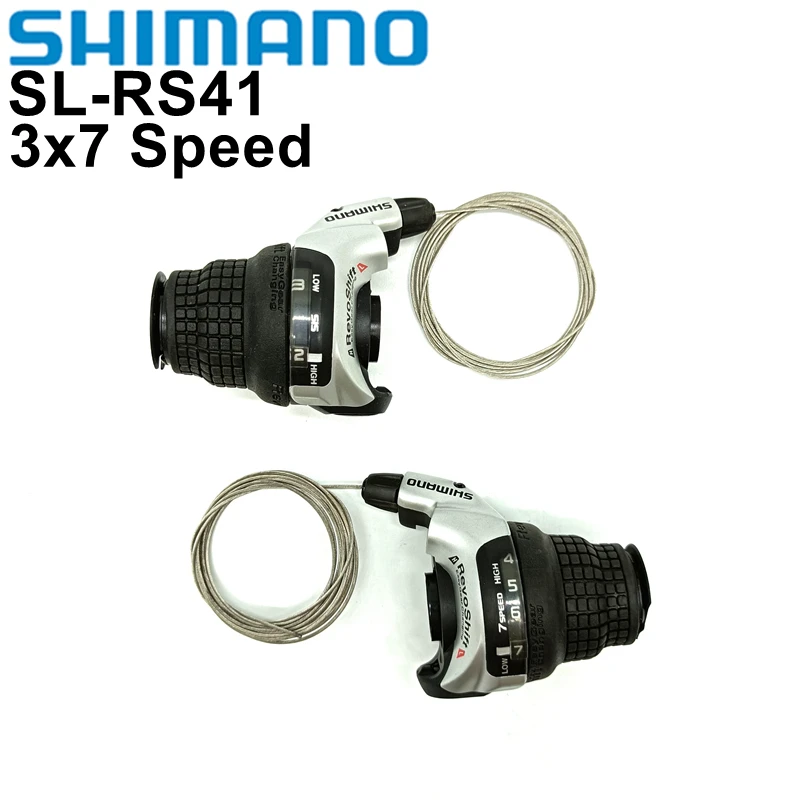 Shimano  SL-RS41 Revoshift Bike Derailleurs SL RS41 Twist Shifter lever 3x7s 3x8s 21s 24s Folding MTB Bicycle Parts