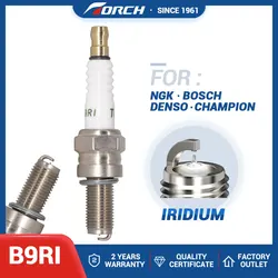 Screw Terminal Iridium Spark Plug TORCH B9RI Replace for Candle 6289 CR9EIA-9 3521 CR9EIX Denso IU27 SUZUKI 99000-69835-CR9