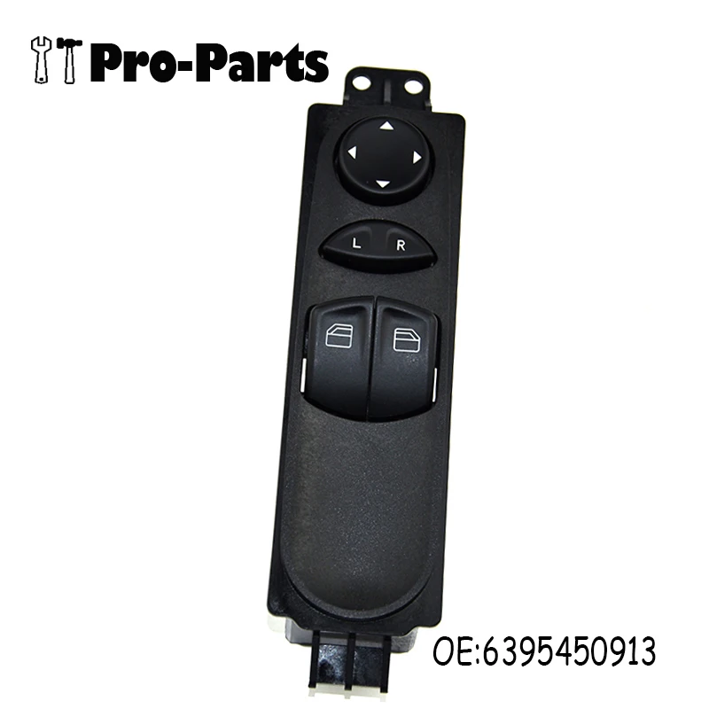 6395450913 Para Mercedes-Benz W639 Vito Mixto Kasten 2003-2015 Interruptor de Controle Principal de Vidro Elétrico de Alta Qualidade 7 Pinos