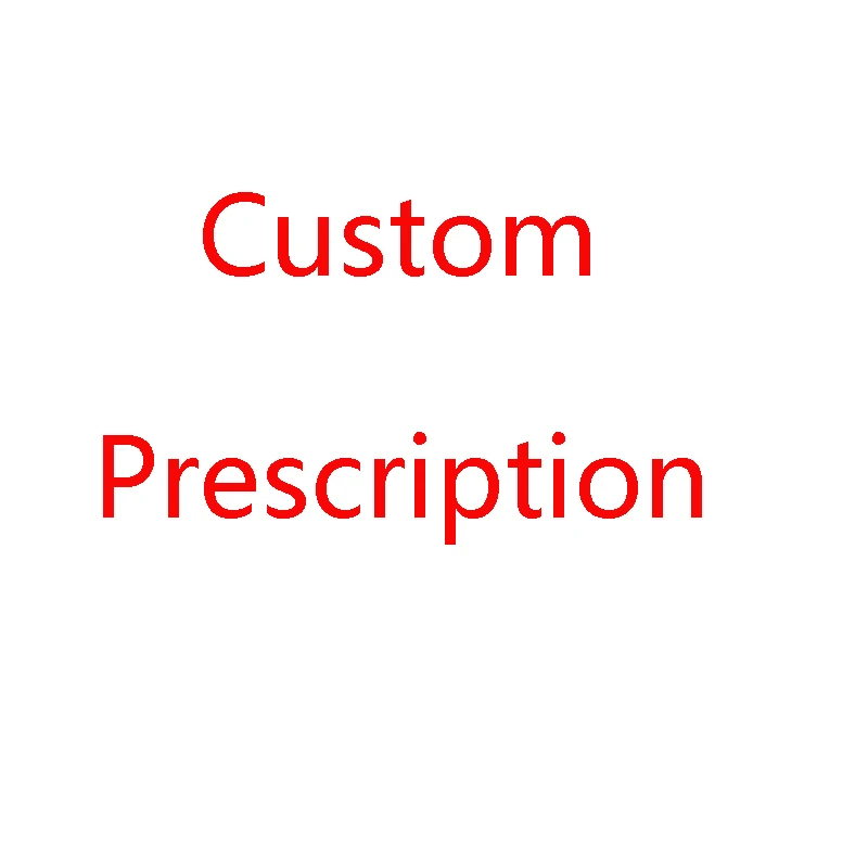 

Custom Prescription Making up difference