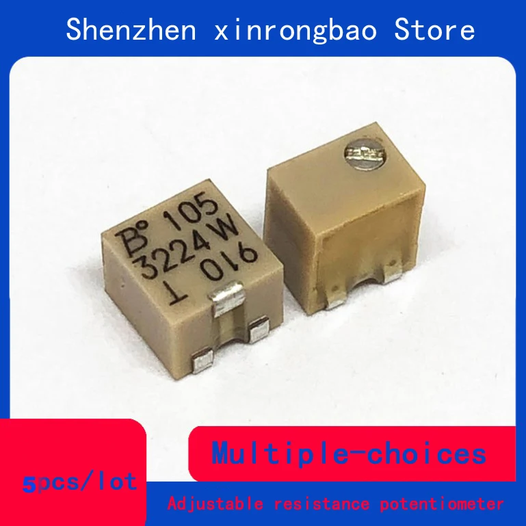 

Прецизионный потенциометр серии 3224 Вт — 1-200E 1-500E 1-101E 1-201E 1-501E — электронный компонент