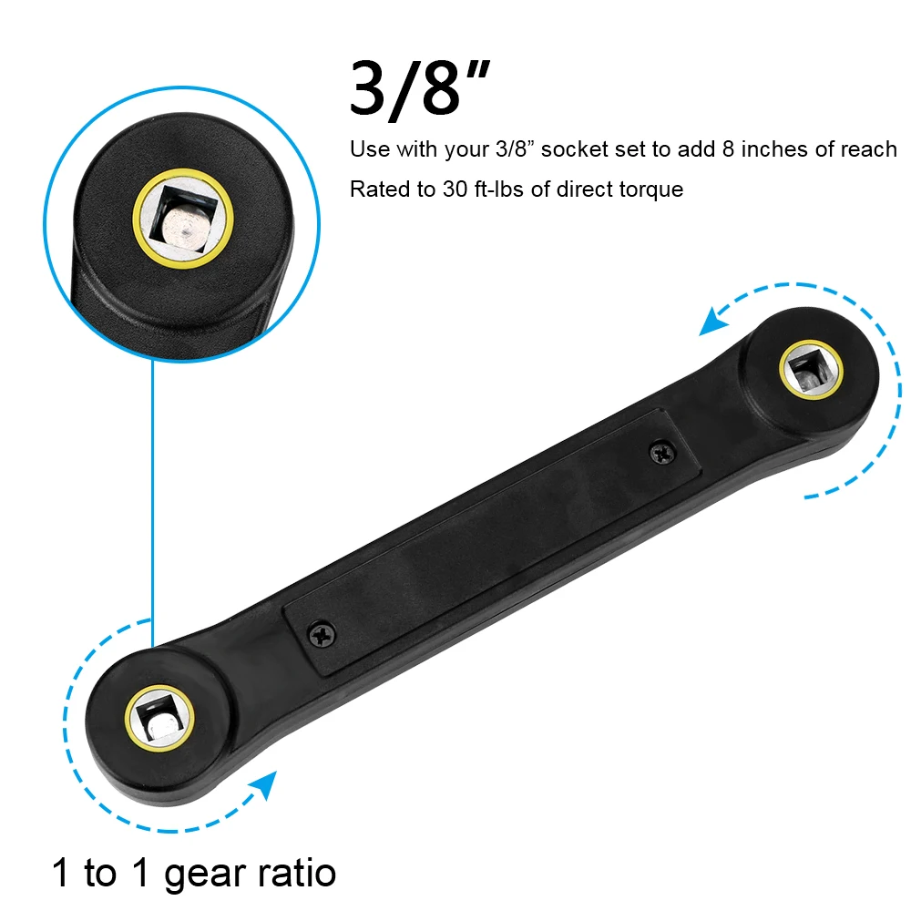 차량용 래칫 렌치, 자동차 교체 부품, 조정 가능한 스패너, 범용 익스텐션 렌치