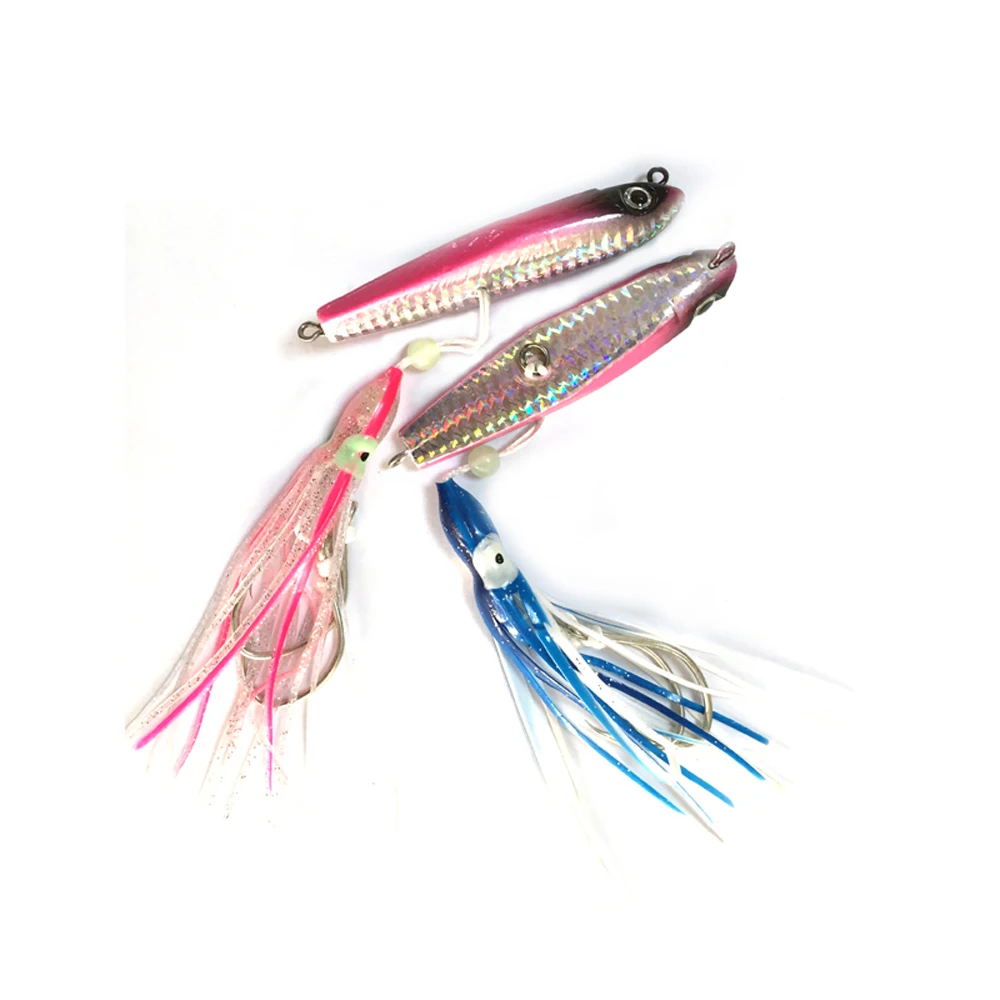 Deep-Water Jig Fishing Lure Free Shipping, 40G, 60G, 80G, 100G, 150G, 2Pcs/ Lot