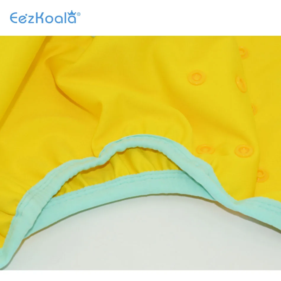 EezKoala-cubierta de pañal de tela ecológica para bebé, cubierta Flexible y lavable, estirada, colorida