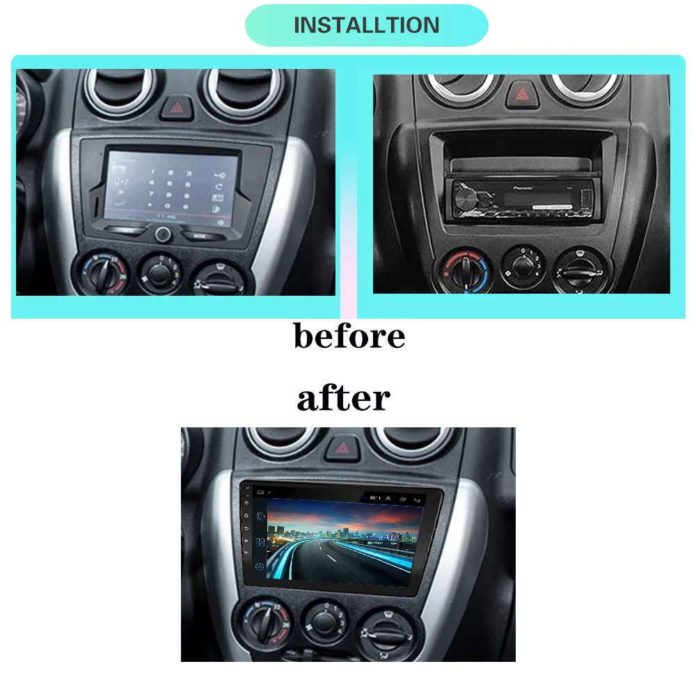 For LADA Granta Sport 2011-2018 Car radio Stereo Receiver Multimedia Video Player Navigation GPS CarPlay Android AUTO BT5.0 DSP