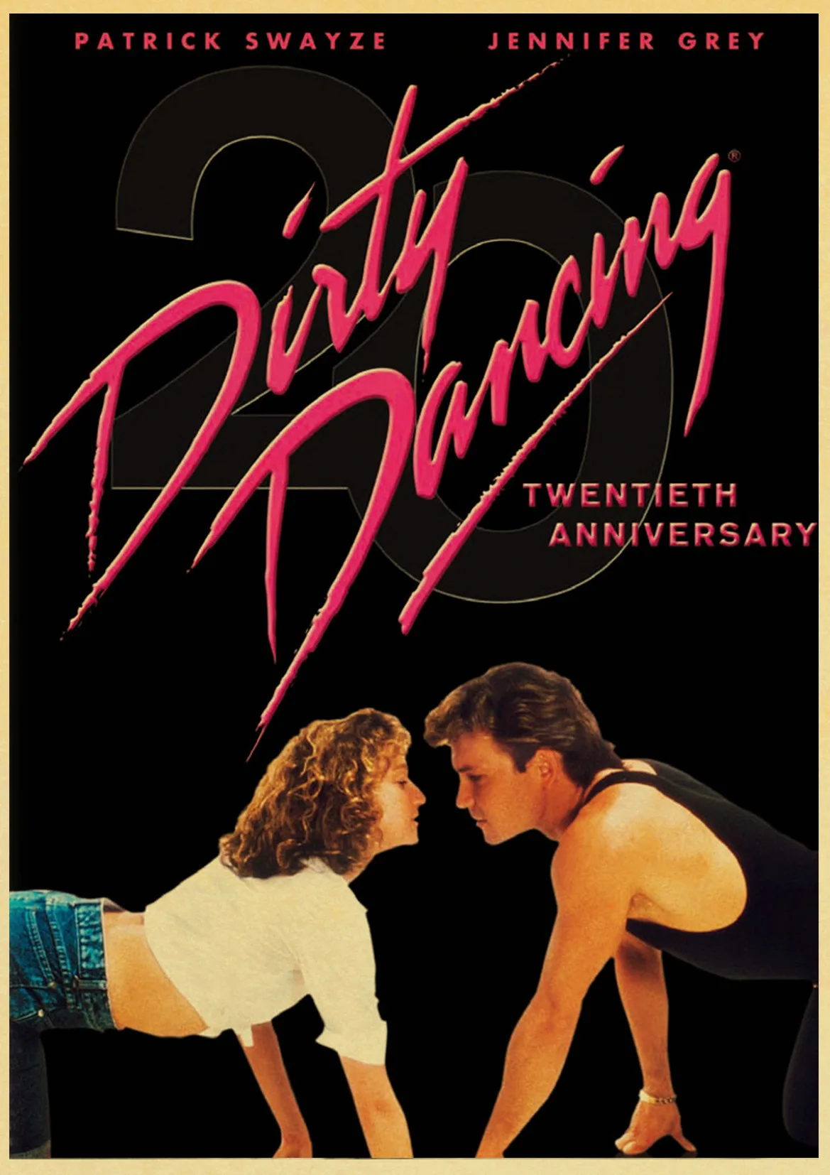 Dirty Dancing Movie Poster Wall Art Gifts Poster Wall Art Print Vintage Painting for Living Room Home Decor Kraft Paper