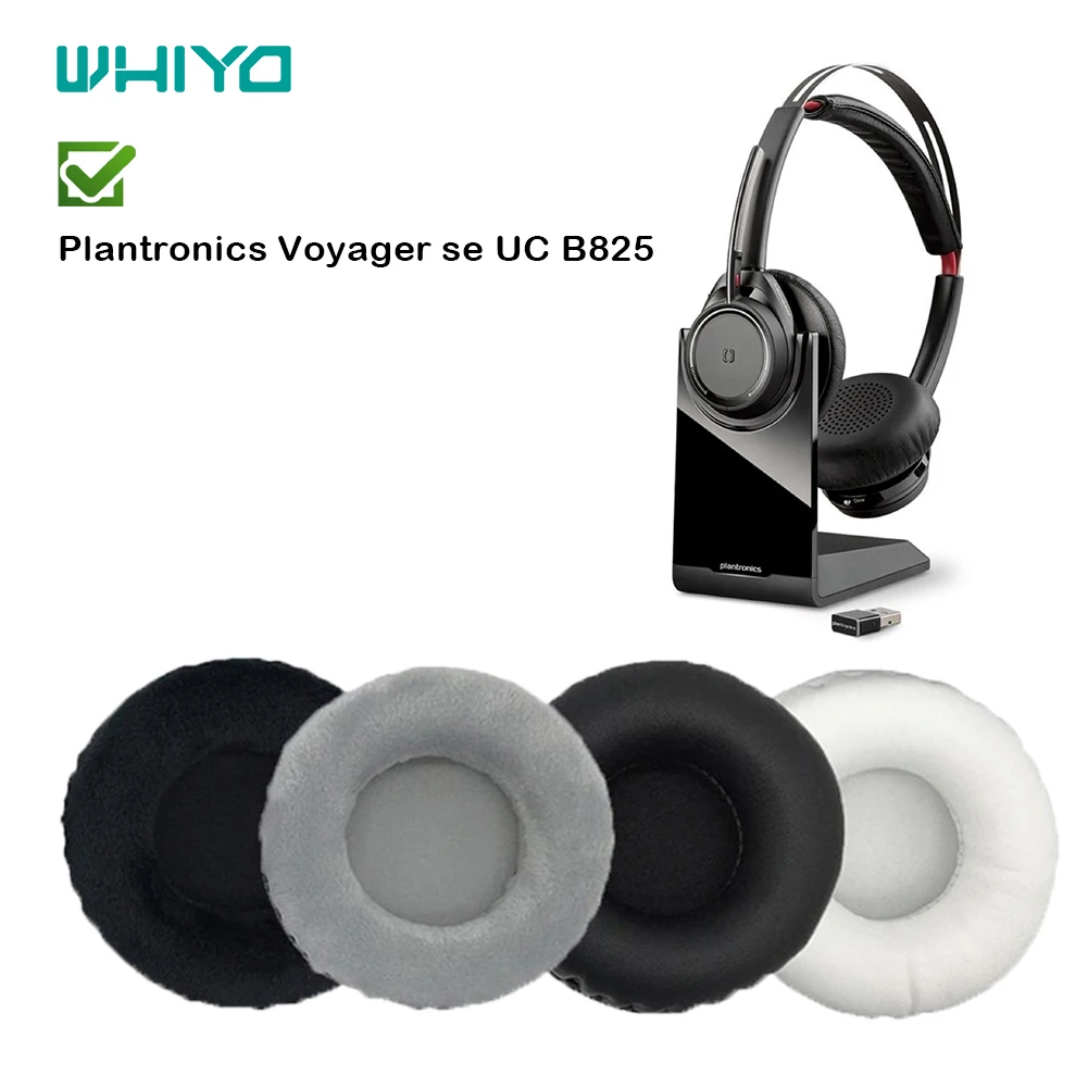 

WHIYO 1 Pair of Ear Pads for Plantronics Voyager se UC B825 Headset Earpads Earmuff Cover Cushion Replacement Cups