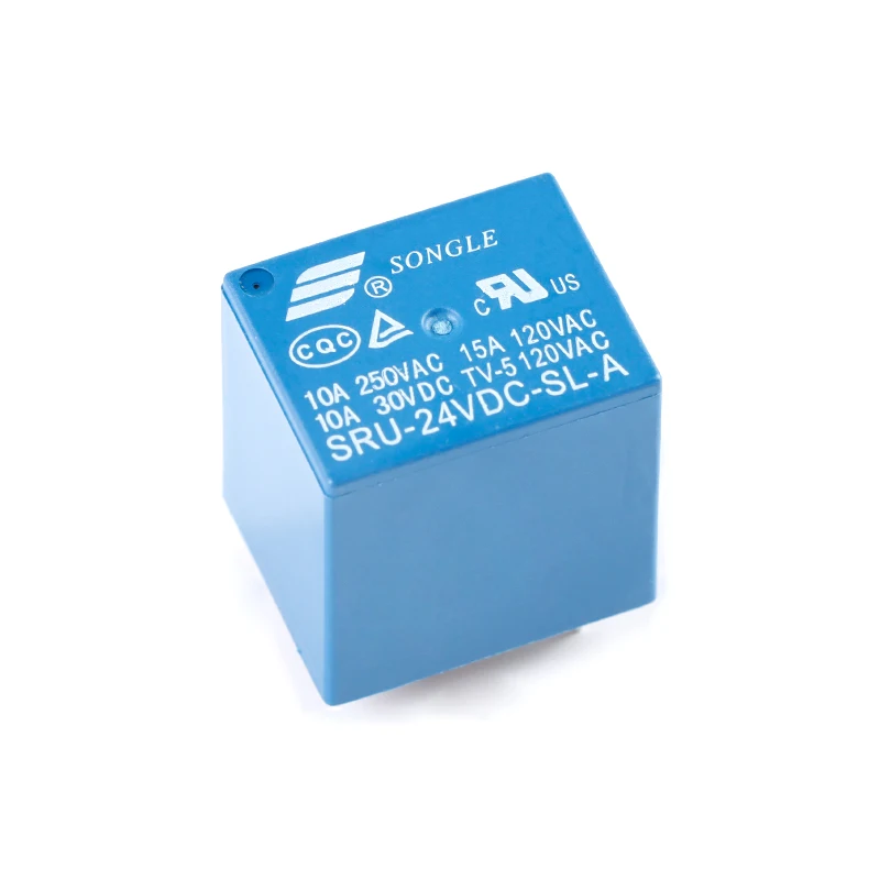 2PCS Relays SRU-05VDC-SL-A SSRU-12VDC-SL-A SRU-24VDC-SL-A 5V 12V 24V 10A 4Pin Power Relais