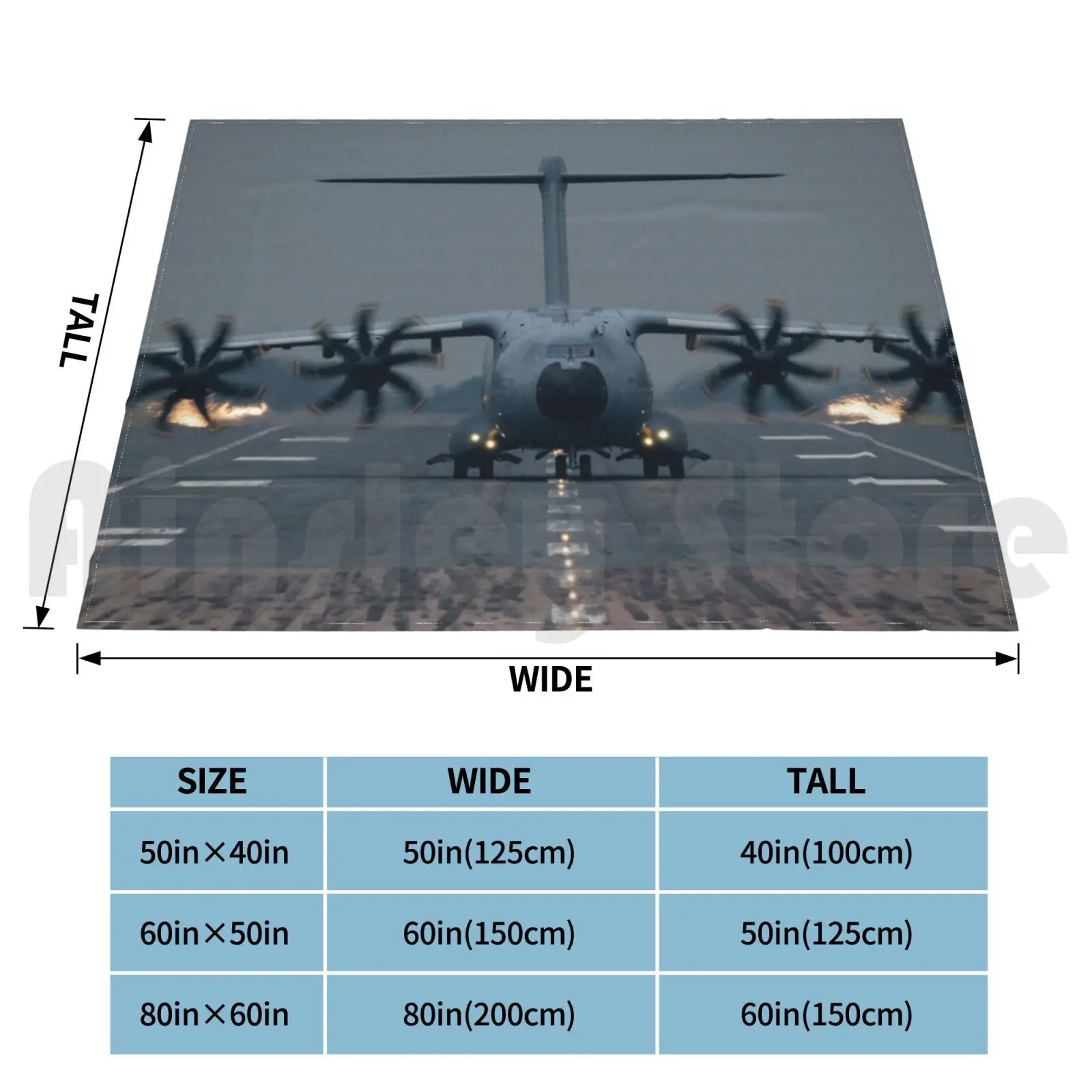 Royal Air Force Airbus A400m Atlas Blanket For Sofa Bed Travel Royal Air Force Airbus A400m Atlas Raf