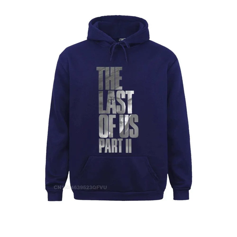 The Last Of Us Vengeful Ellie Sweater Men Pure Cotton Hoodie Fireflies Joel Tlou Video Game Big Size