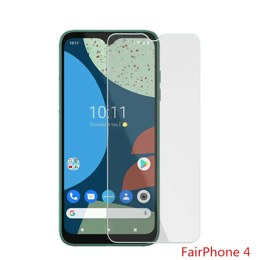 Fairphone 4 용 HD 유리 Fairphone4 FAIRPHONE 4 용 2.5D 강화 유리 스크린 보호기 Front Ultra Clear protective Glass Film