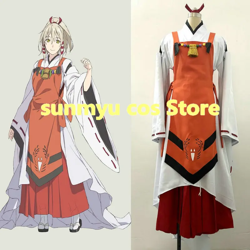 

Inari, Konkon, Koi Iroha Uka-no-Mitama-no-Kami Ukanomitamanokami InaKon Cosplay Costume Custom Size Halloween