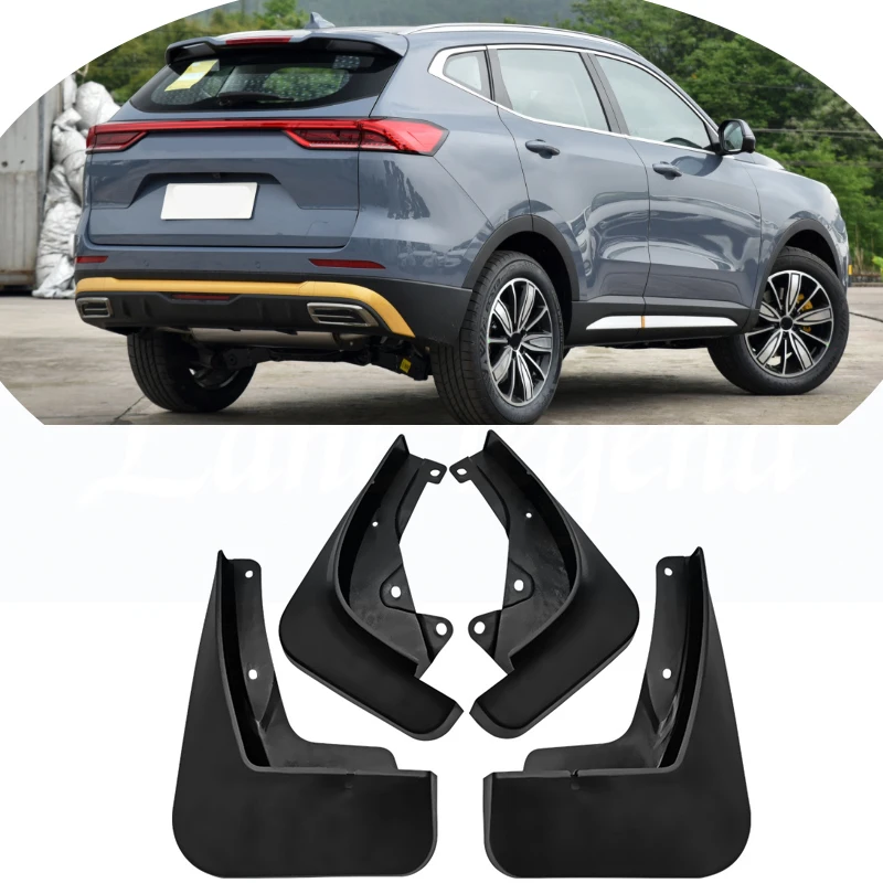 Car Mudflap Fender For Haval H6 2021 2th Gen National Tide Edition Over Fender Mud Flaps Guard Splash Flap Mudguard Accessories