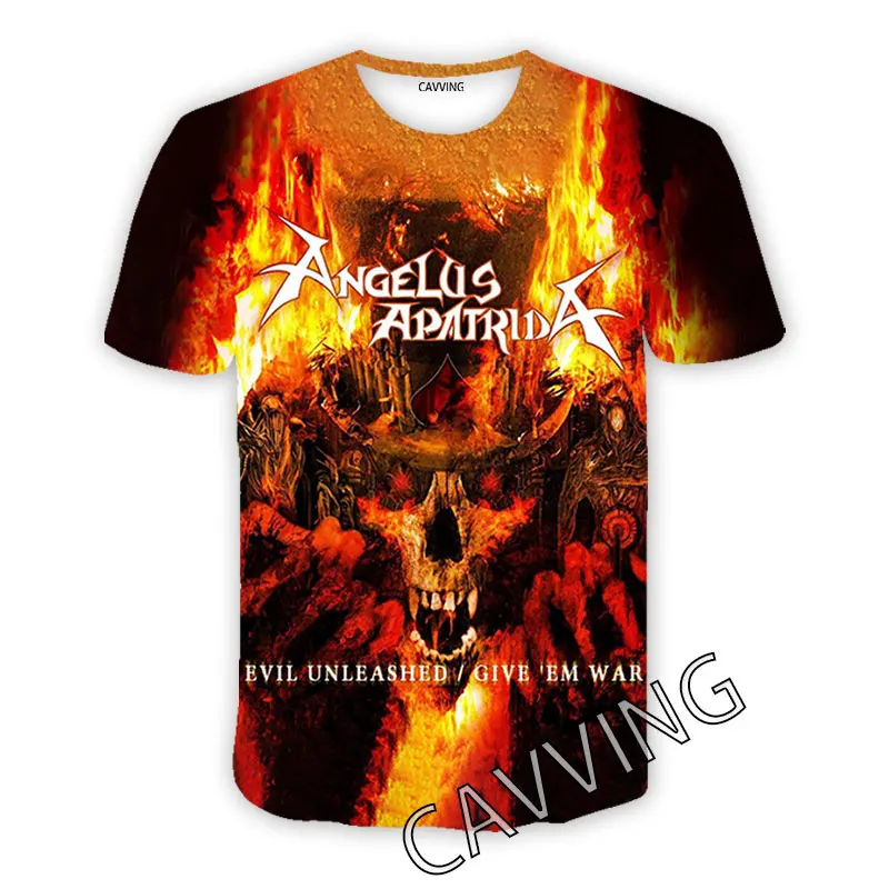 CAVVING-camisetas informales con estampado 3D de Angelus aatrida para hombre y mujer, camisetas de Hip Hop, Tops de estilo Harajuku, ropa