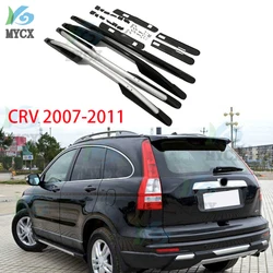 Aluminum Alloy Top Roof Rack Rail Luggage Cross bar For Honda CRV CR-V 2007 2008 2009 2010 2011 (Black Silver)