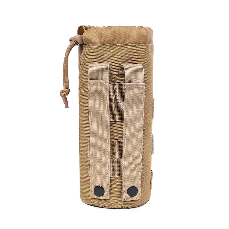 24cm Hunting Camping Bags Molle Water Bottle Pouch Portable Kettle Pocket Utility Pouch  For Outdoor Backpack Belt Vest