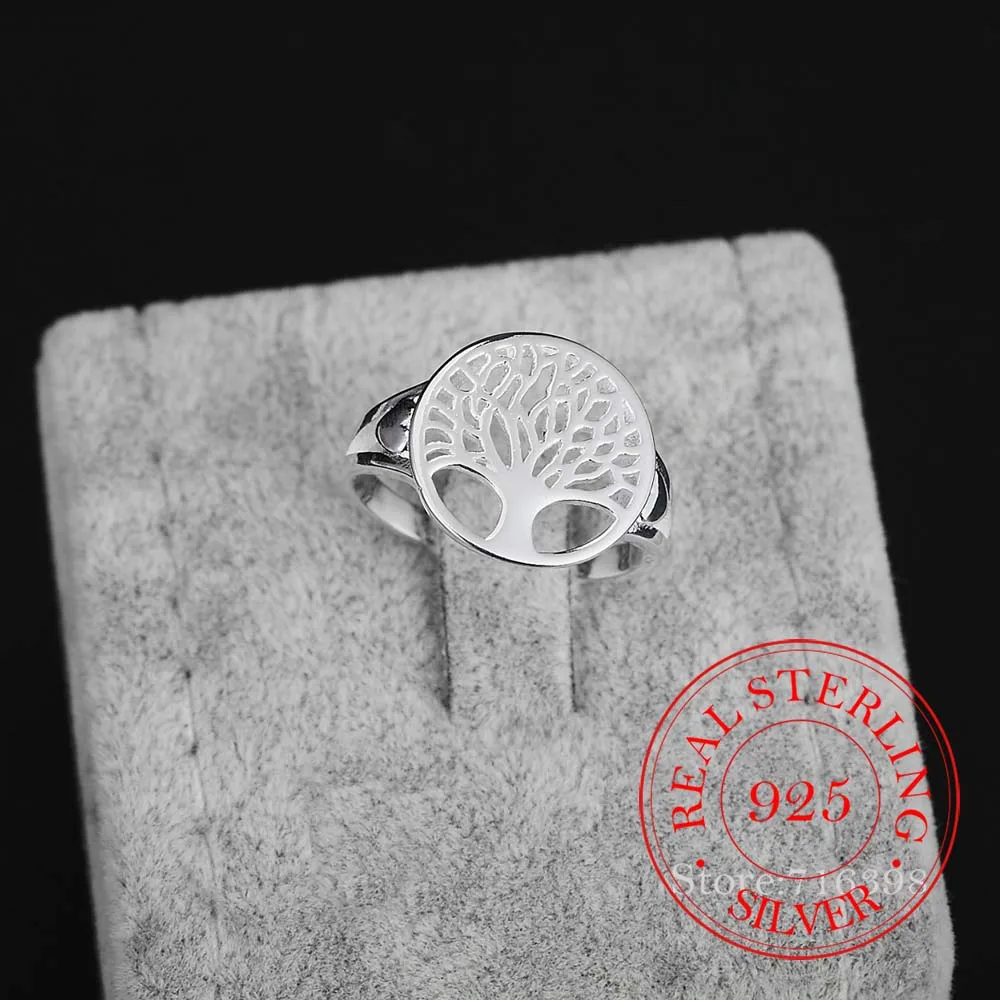 2023 Orginal 100% 925 Sterling Silver Rings Tree of Life Classic Accessories anel Bague anillos For Women New Mothers Day Gifts