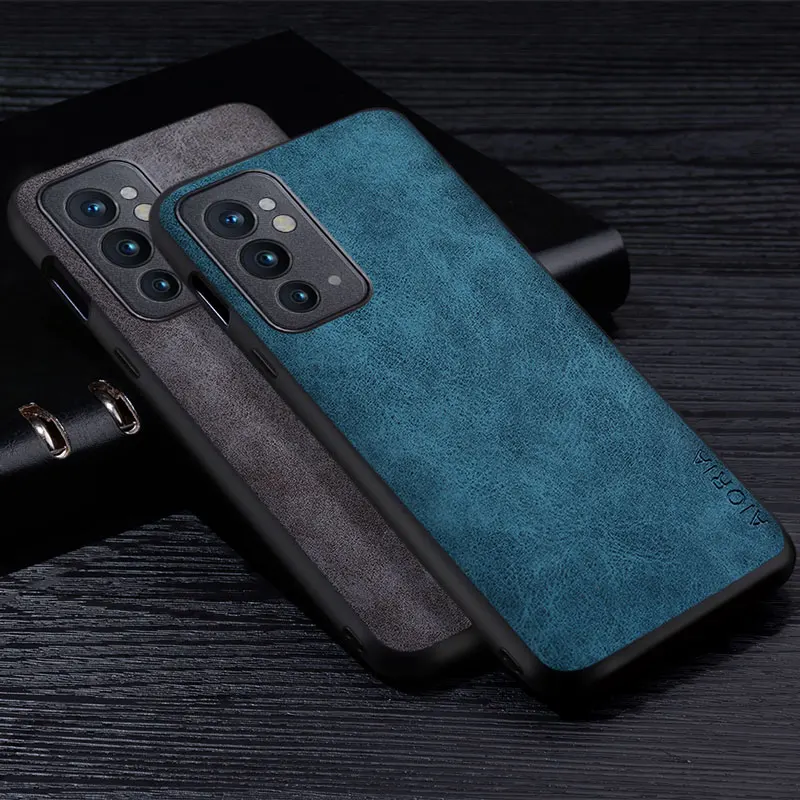 Premium PU Leathe Case for OnePlus 9RT 9R 5G Scratch-Resistant Solid Color Cover for OnePlus 9RT 5G Case