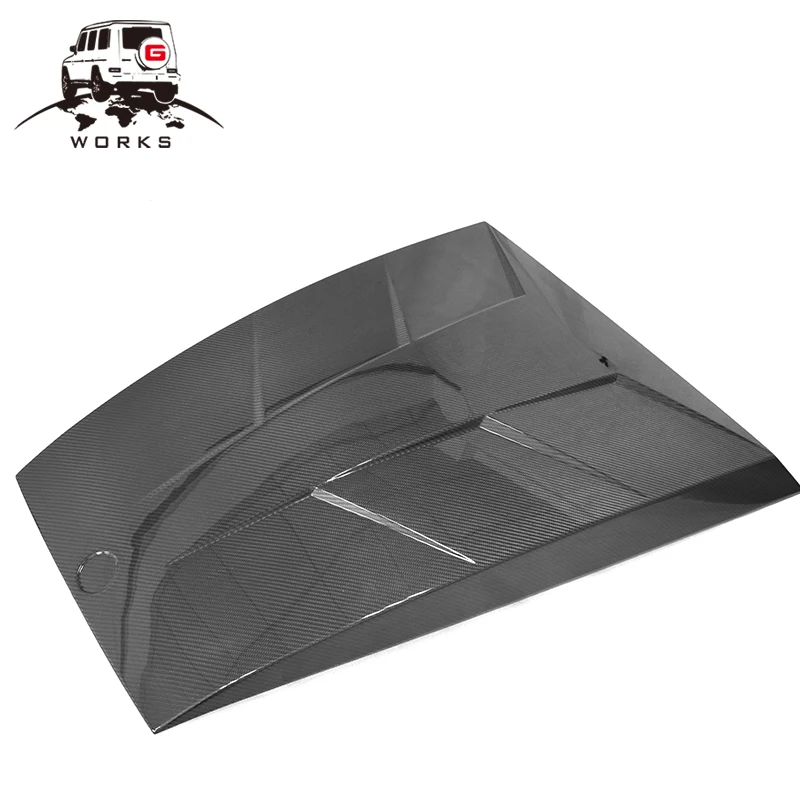 

Dry Carbon fiber hood scoop for W464 W463A G63 G500 G55 2019y~ engine hood New 40th anniversary style