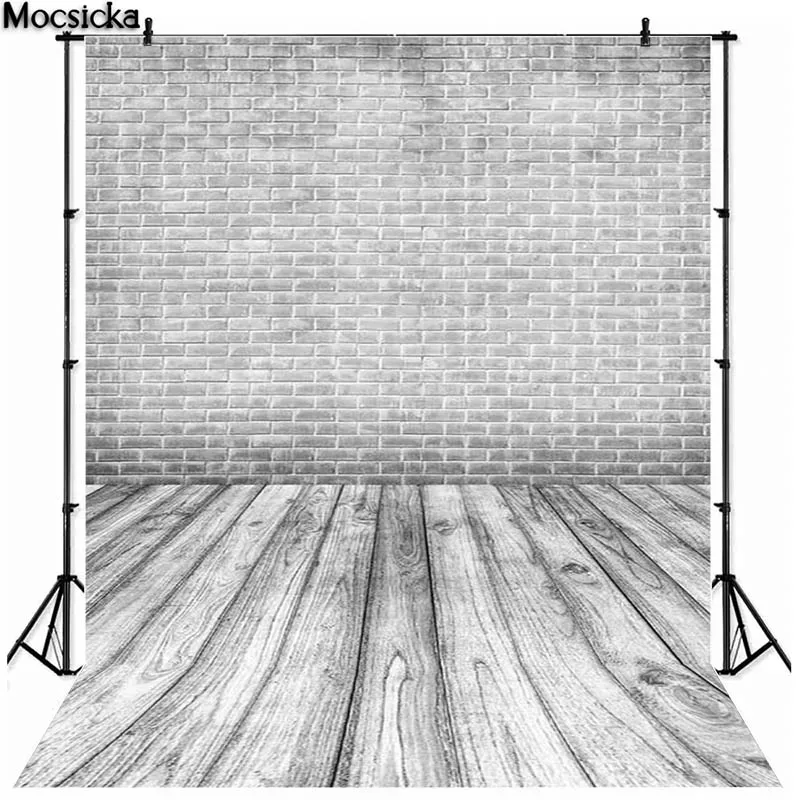 Фон для фотосъемки с кирпичной стеной, портретный студийный реквизит для новорожденных и взрослых, украшение, баннер, винтажный свадебный фотофон