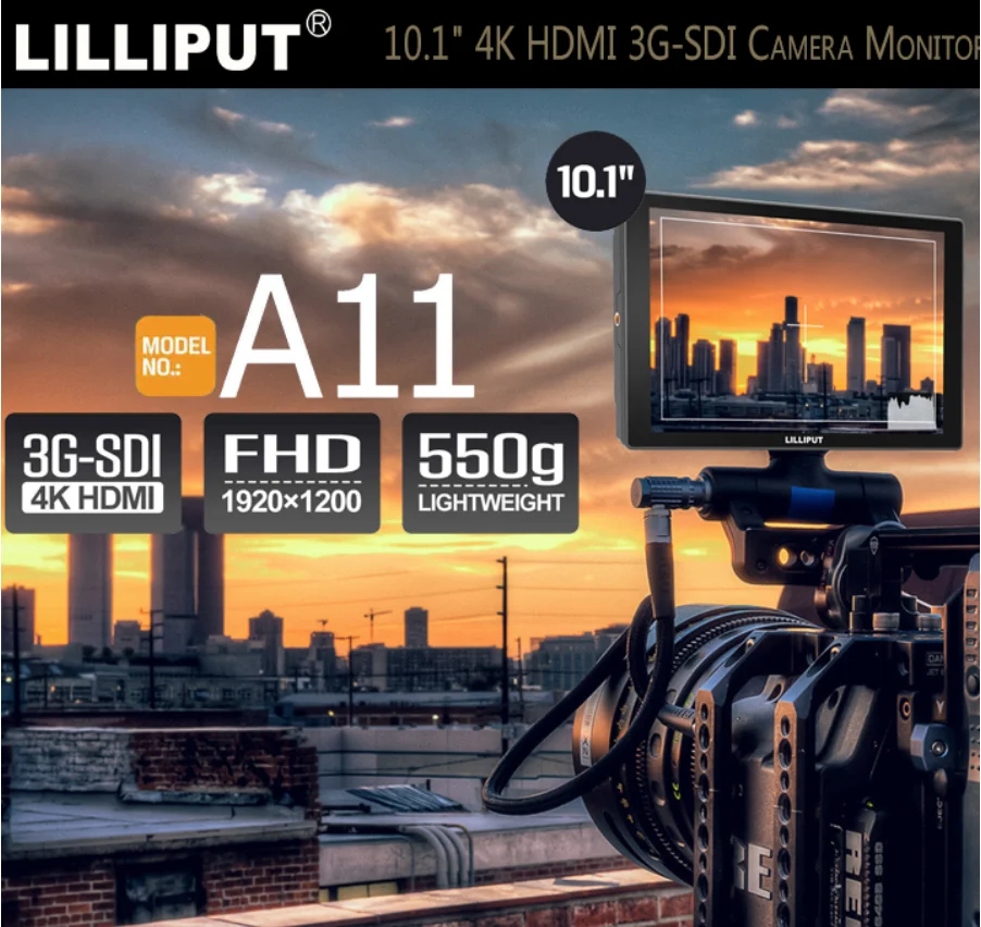 Lilliput A11 4k Camera Monitor DSLR Full HD 1920x1200p 10.1