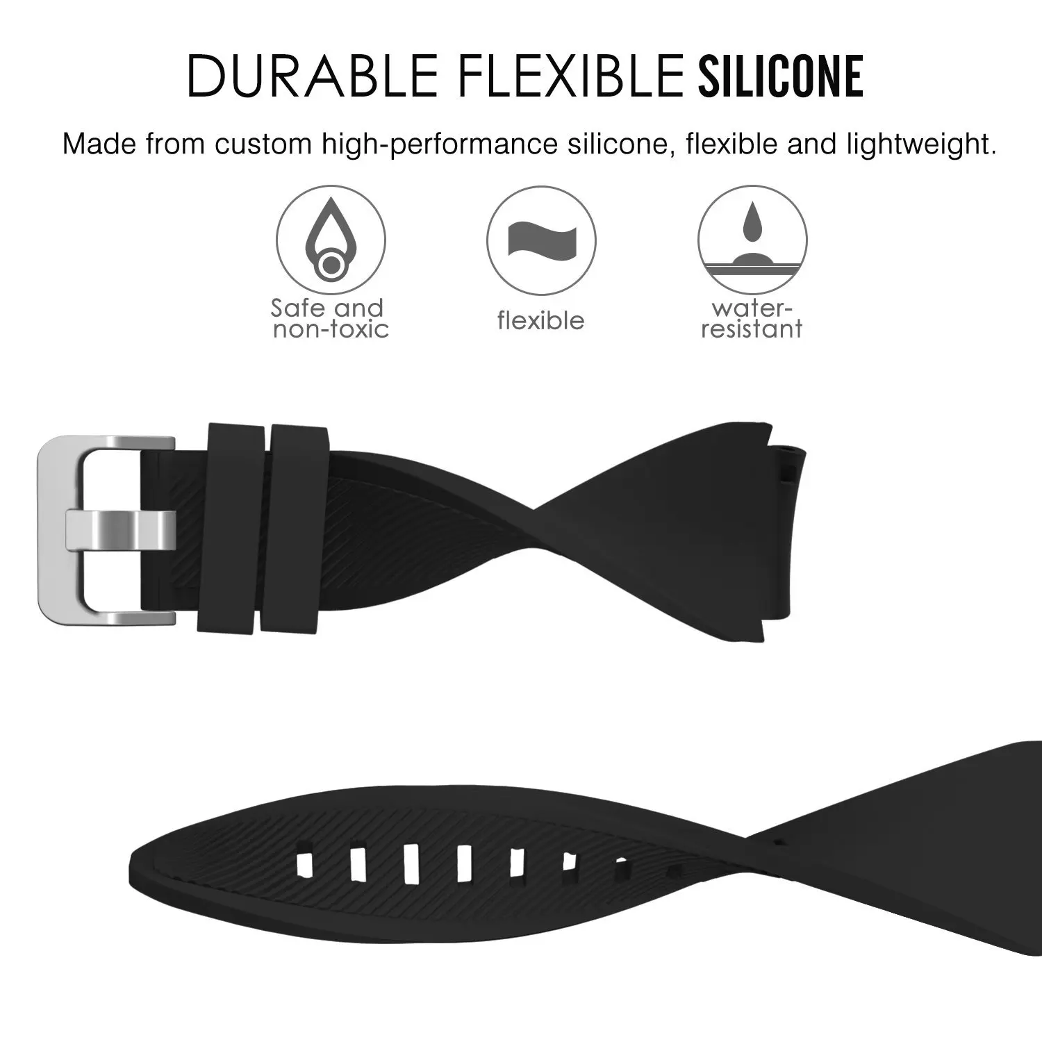 2in1 Sport Band For Huami Amazfit T-Rex Pro Strap Silicone Outdoor Sports Bracelet with metal adapter Connector screw rod pin