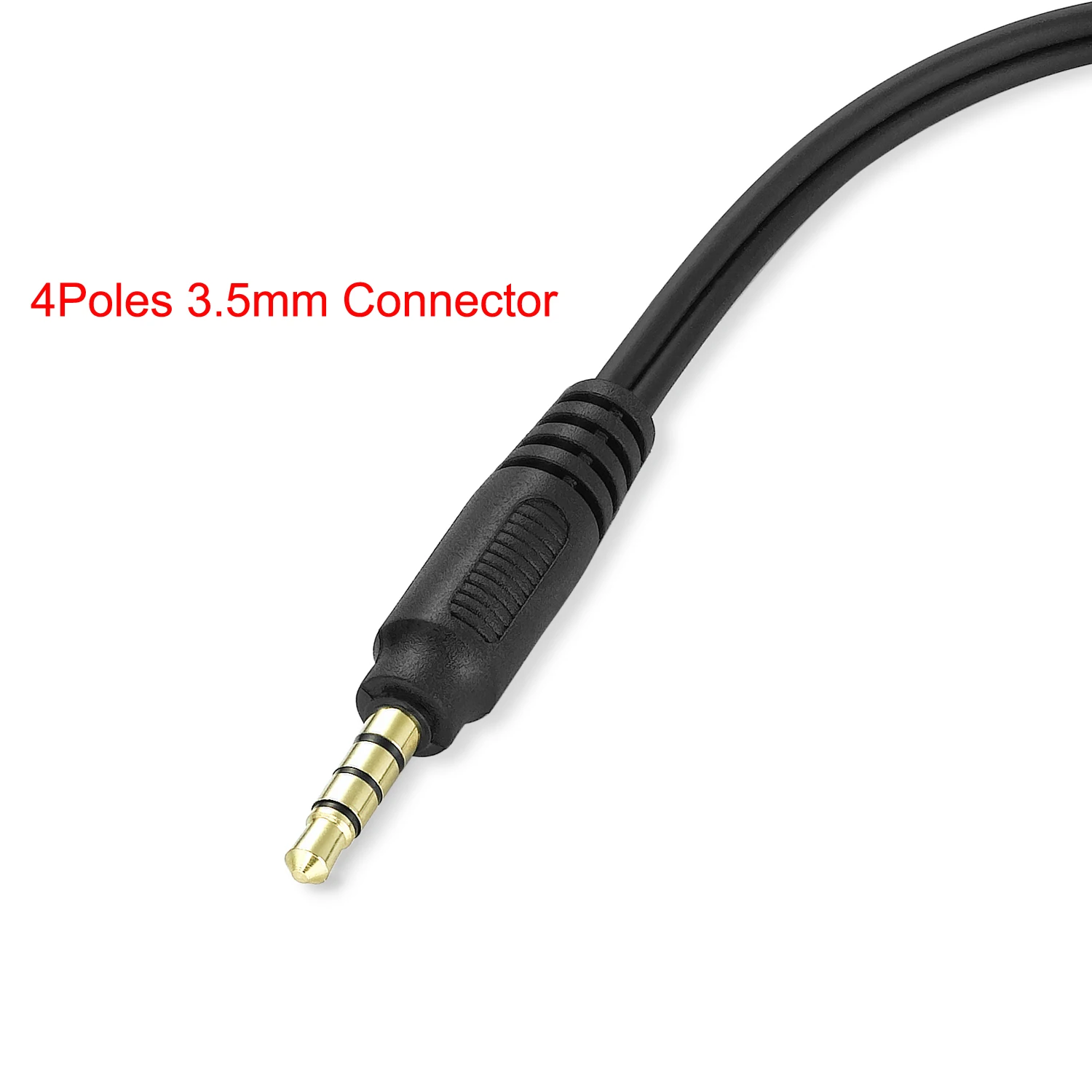 Аудио штекер Bochara 3,5 мм на гнездо 3,5 мм + Y-разветвитель для микрофона, караоке-кабель для смартфона