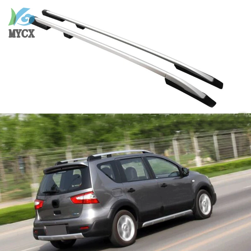 

High-Quality Aluminum Alloy Side Bars Rails Roof Rack For Nissan Livina 2013-2018 Support Beautiful Car Accessories Car Styling