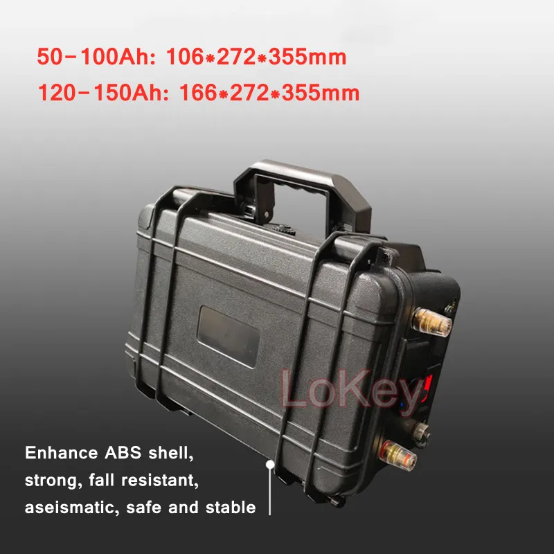 Portable 12V 180Ah 200Ah 250Ah 300Ah 380Ah 400Ah Lithium li ion battery for trolling motor solar system RV+20A Charger