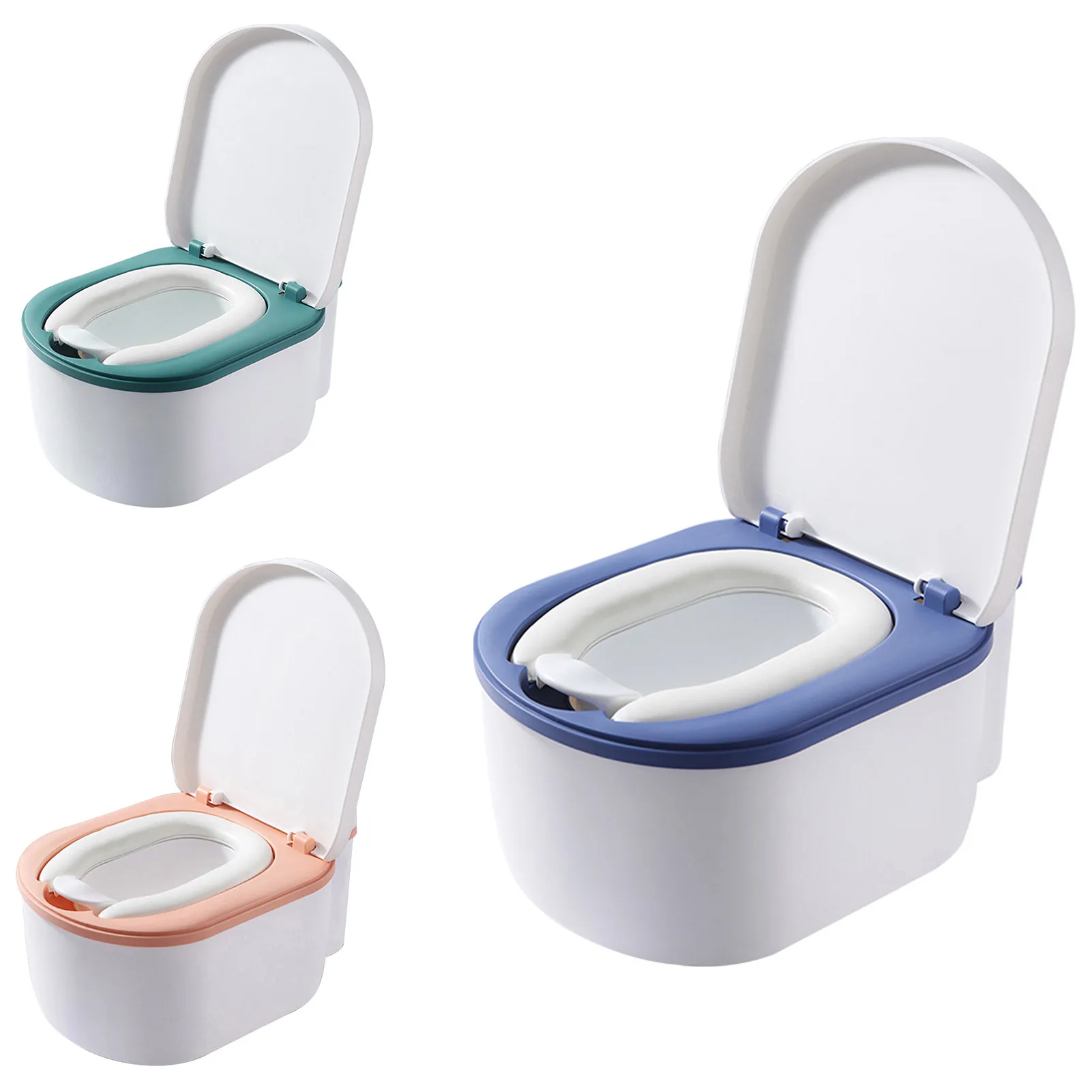 Outdoor Camping Toilet Stable Comfortable Close-stool Stink-pot Splash-proof For Children Adults Business Trips Beach Barbecue