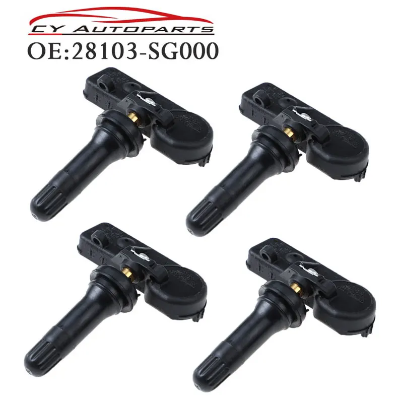 

4PCS TPMS Tire Pressure Sensor For Subaru Forester Legacy 28103-SG000 28103SG000 28103-SG010 28103SG010