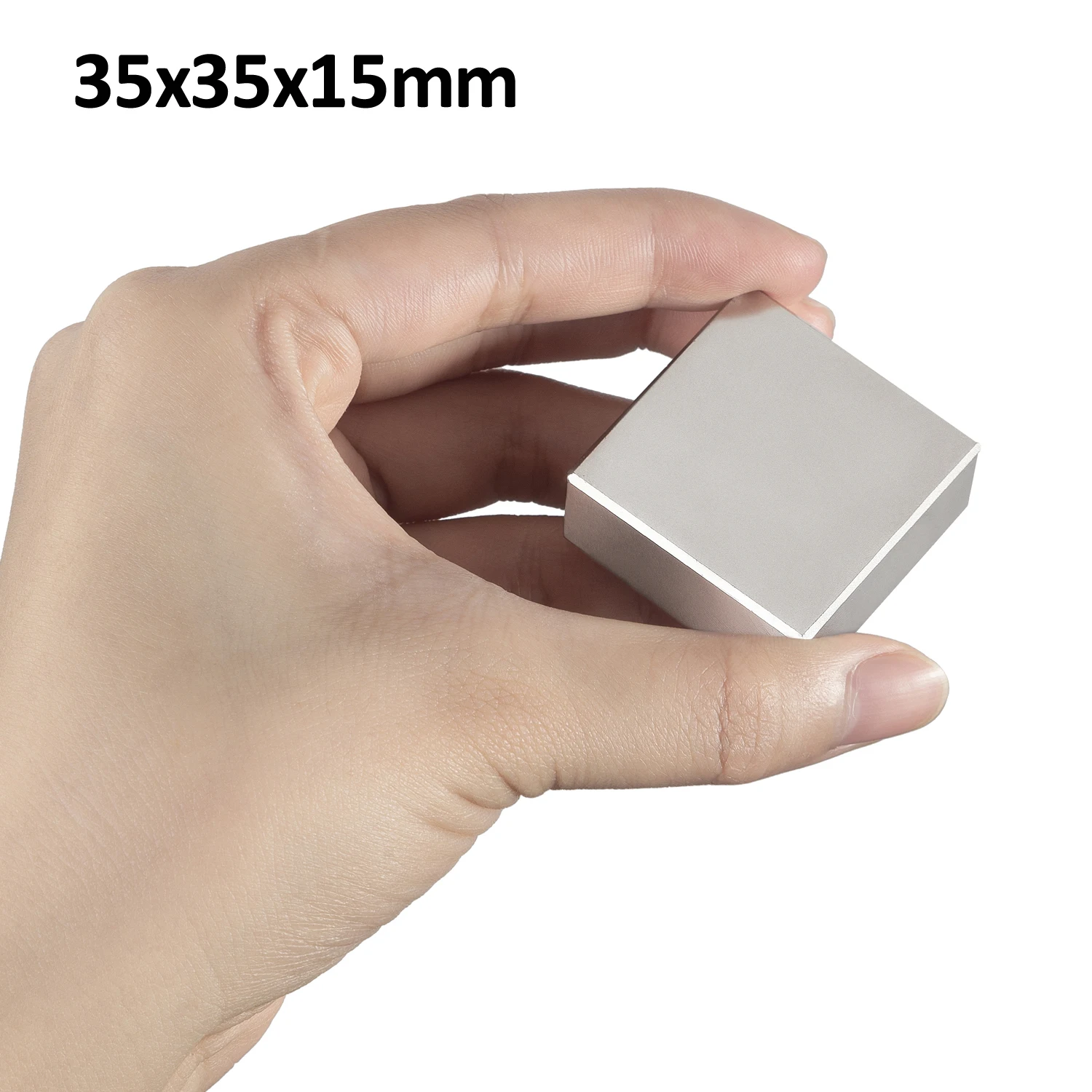 1 Buah N35 40*40*20 Magnet Kuat Kuat Langka Blok Bumi Magnet Neodymium NdFeB 40X40X20Mm 50x50x25mm