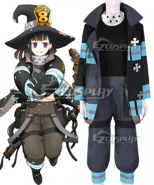 

Fire Force Enen No Shouboutai Maki Oze Girls Adult Outfit Suit Halloween Christmas Party Clothings Cosplay Costume E001