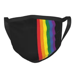 Arcoíris Pride-mascarilla reutilizable LGBT, máscara de protección antipolvo, respirador, antihumo