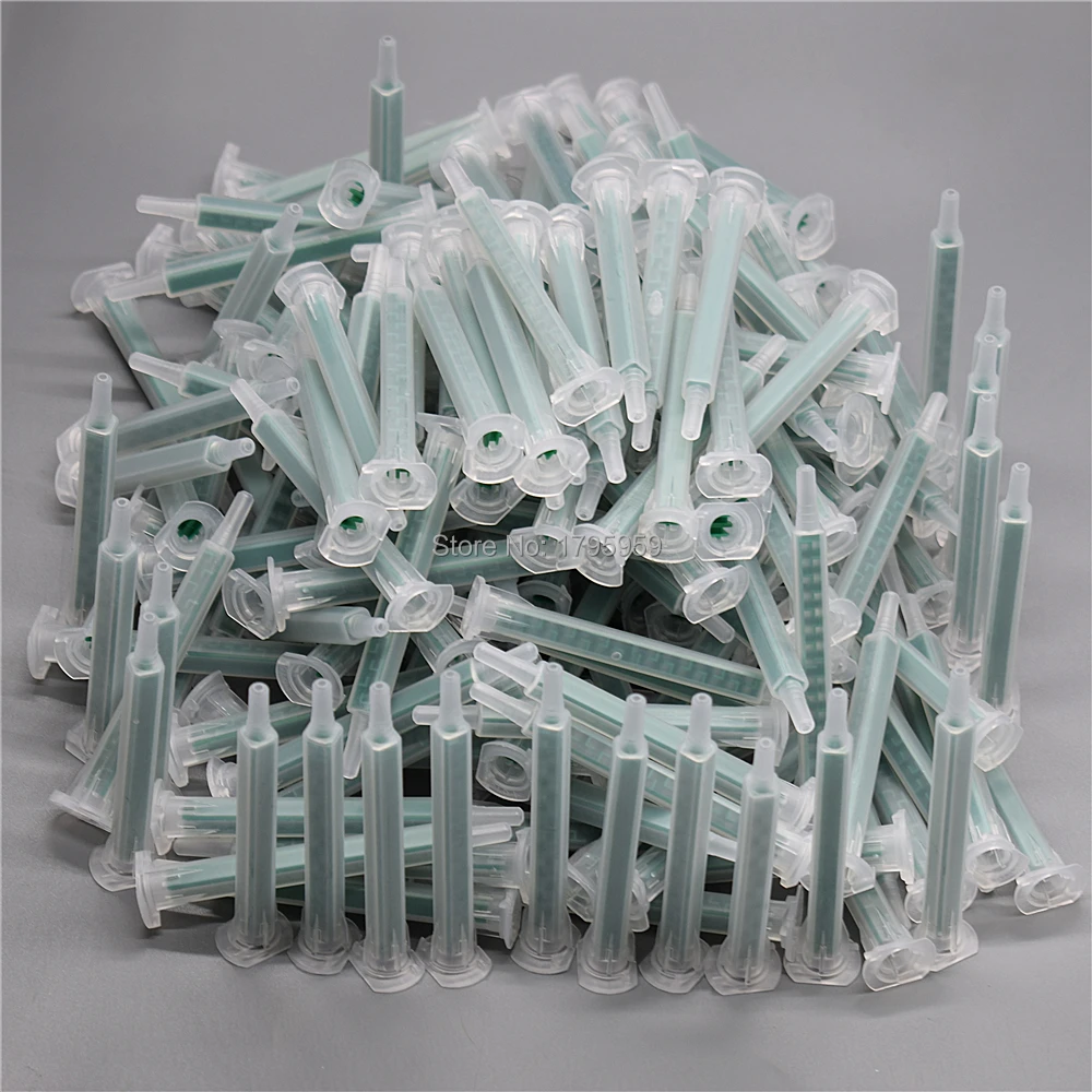 

Static Mixer Plastic Mixing Tube Resin Glue Mixing Nozzle Syringe 250pcs Set for AB Glue Gun Two Component Liquid Mixing Machine